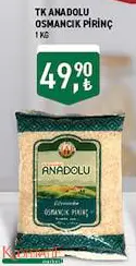 TK ANADOLU OSMANCIK PİRİNÇ 1 KG TK ANADOLU OSMANCIK PİRİNÇ 1 KG